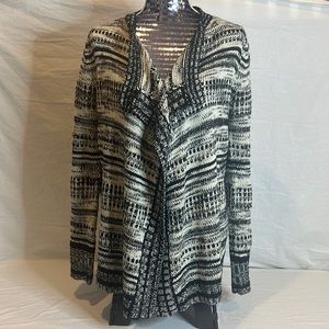 Lola B women drape open women sweater large